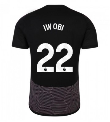 Fulham Alex Iwobi #22 Tercera Equipación 2023-24 Manga Corta